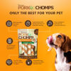 Picture of Pork Chomps Baked Pork Skin Dog Chews, 6-inch Twists, Real Chicken Wrap, 4 Count