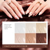 Picture of beetles Nude Gel Polish Nail Set 6 Colors Sandstorm Collection Peach Brown Natural Manicure Kit Soak Off Uv Led Lamp Needed for Women Gift Diy Home