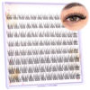 Picture of Natural Lash Clusters Clear Band Eyelash Clusters Eyelash Extensions 96pcs Wispy Lash Extension D Curl Individual Lashes