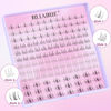 Picture of Bottom Lash Clusters Eyelash Extensions 132pcs Natural Eyelash Clusters Lash Extensions 4 Styles Wispy Individual Lashes by Ruairie