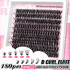 Picture of Fluffy Lash Clusters Wispy Eyelash Extension 10-18MM 180Pcs Individual Lashes Clusters Natural Eyelashes Extensions DIY at Home by Pleell