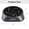 Picture of MateeyLife Slow Feeder Dog Bowls, Anti-Choking Puzzle Dog Food Bowls, Non Slip Interactive Dog Feeding Bowls That Slow Down Eating, Bloat Stop Maze Dog Dishes Dog Feeder for Medium Large Breeds Black