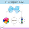 Picture of 3 Inch Grosgrain Bow for Little Girls- Set of 2 (Sky Blue)