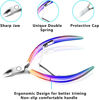 Picture of Cuticle Trimmer with Cuticle Pusher, Cuticle Remover Cuticle Scissors Manicure Tools, Professional Stainless Steel Cuticle Cutter, Dead Skin Remover Nail Tools for Fingernails and Toenails