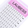 Picture of Premade Fans Eyelash Extensions D Curl 5D Premade Lash Fan Short Stem Pre Fan Volume Eyelash Extension Faux Mink Pre Made Lash Extensions Fans by LAUBESS (5D-0.07D-12mm)