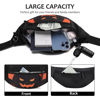 Picture of MAXTOP Large Crossbody Fanny Pack with 4-Zipper Pockets,Funny Gag Halloween Gifts for Enjoy Sports Festival Workout Traveling Running Casual Hands-Free Wallets Waist Pack Phone Bag Fits All Phones