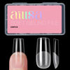 Picture of AILLSA Medium Square Nail Tips Soft Gel Full Cover Half Matte Nail Tips Clear Gelly Pre-Shaped Nail Tips Press On False Nail Tips Extension for Home DIY Manicure Salon 216PCS 12 Sizes