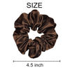 Picture of Sufermoe 12 Pcs Satin Silk Hair Scrunchies, Assorted Classic Color, 4.5 Inch Hair Ties for Women Girls, Hair Accessories