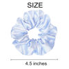 Picture of Sufermoe 12 Pcs Satin Silk Hair Scrunchies, Assorted Blue, 4.5 Inch Hair Ties for Women Girls