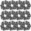 Picture of Sufermoe 12 Pcs Satin Silk Hair Scrunchies, Dark Gray (4.5 Inch), Hair Ties for Women and Girls