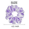 Picture of Sufermoe 12 Pcs Satin Silk Hair Scrunchies, Light Purple (4.5 Inch) Soft Hair Ties for Women and Girls - Versatile Hair Accessories for Hairstyles, Ponytails, Bows, and Bracelets