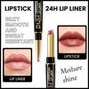 Picture of evpct DNM 1Pcs Plummy Terracotta Shine Lip Liner and Lipstick Combo Set Kit for Women, Moisturizing Glossy Tinted Lip Stick Balm, Sheer Shine Juicy Finish, Lightweight Hydrating Formula Lip Care 45#