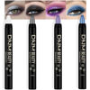 Picture of evpct 4Pcs Cream Eyeshadow Pencil Bulk Stick Set for Eyes Waterproof Pearl White Pearl Black Violet Purple Royal Blue Shimmer Metallic Eyeshadow Crayon Stick sombras en crema para ojos