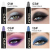 Picture of evpct 4Pcs Cream Eyeshadow Pencil Bulk Stick Set for Eyes Waterproof Pearl White Pearl Black Violet Purple Royal Blue Shimmer Metallic Eyeshadow Crayon Stick sombras en crema para ojos