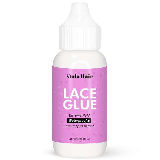 Picture of Dolahair Extreme Hold Lace Glue for Wigs, Waterproof, Invisible Bonding, 1.3 Ounce