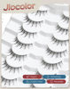 Picture of Manga Lashes Natural Look Wispy Anime Lashes Soft C Curl Manhua False Lashes 7mm Natural Korean Eyelashes 10 mm 3D Thin Band Asian Lashes 7 Pairs S4