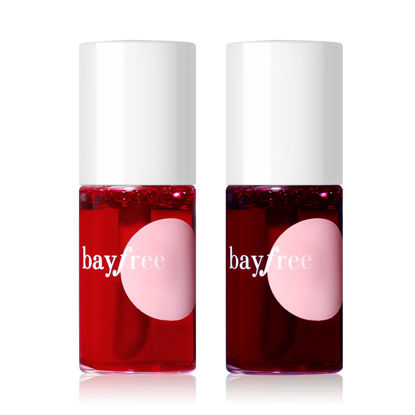 Picture of bayfree Lip Tint Stain Set, Lip Stain Long Lasting Waterproof, Lightweight, Non-sticky, Transfer-Proof Lip Gloss, Matte Finish Korean Makeup (made into jam)