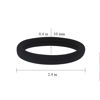 Picture of 20 PCS Large Hair Ties for Thick Hair Black Hair Bands for Women Men and Girls No Damage Stretchy Ponytail Holders for Braids (5 cm in Diameter, 1 cm in Width)