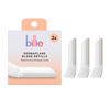 Picture of Billie - Dermaplane Refill Blades - Stainless Steel Blades with Safety Micro-guards - Nickel-free - Gently Exfoliates Skin - 3 count