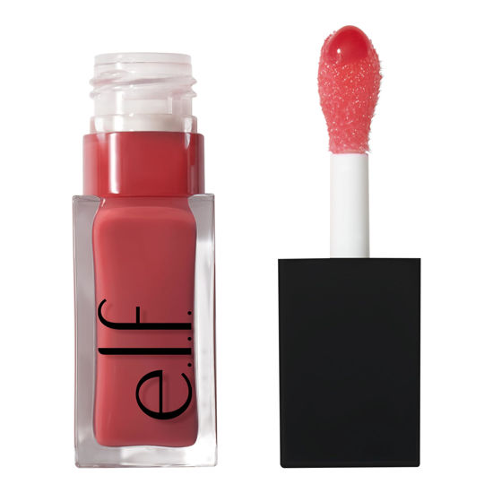 Picture of e.l.f. Glow Reviver Lip Oil, Nourishing Tinted Lip Oil For A High-shine Finish, Infused With Jojoba Oil, Vegan & Cruelty-free, Rose Envy