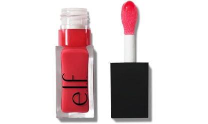 Picture of e.l.f. Glow Reviver Lip Oil, Nourishing Tinted Lip Oil For A High-shine Finish, Infused With Jojoba Oil, Vegan & Cruelty-free, Red Delicious