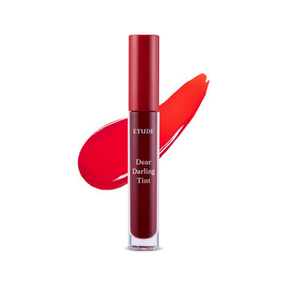 Picture of ETUDE Dear Darling Water Gel Tint (#OR204 Cherry Red) (21AD) | Long-lasting Effect up with Fruity, Juicy, Moist, and Vivid coloring