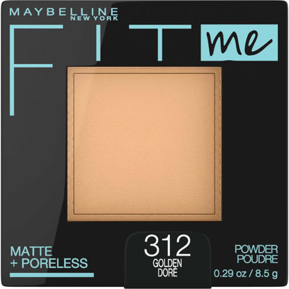 Picture of Maybelline Fit Me Matte + Poreless Pressed Face Powder Makeup & Setting Powder, Golden, 1 Count