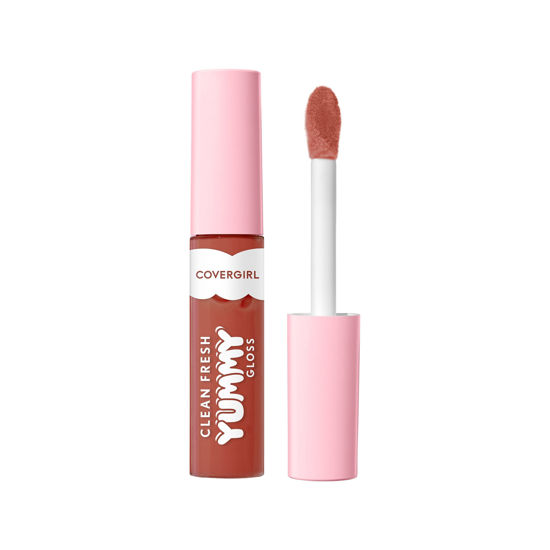 Picture of COVERGIRL Clean Fresh Yummy Gloss Daylight Collection, Hydrating, Glossy Shine, Vegan Formula, Sunset Skies 40, 0.33oz