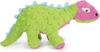 Picture of goDog Dinos Spike Squeaky Plush Dog Toy, Chew Guard Technology - Green, Small