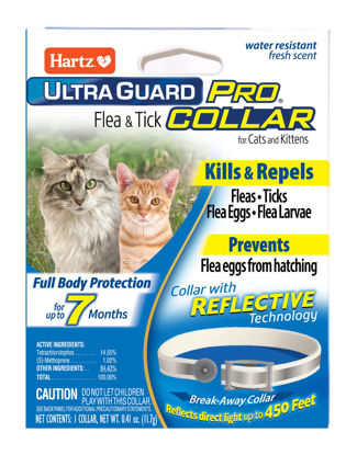 Picture of Hartz UltraGuard Pro Flea & Tick Collar for Cats and Kittens, 7 Month Flea and Tick Prevention and Protection, 1 Collar