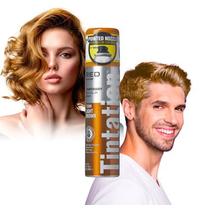 Picture of KISS Tintation Temporary Hair Color Spray (TCS08 - Light Brown)