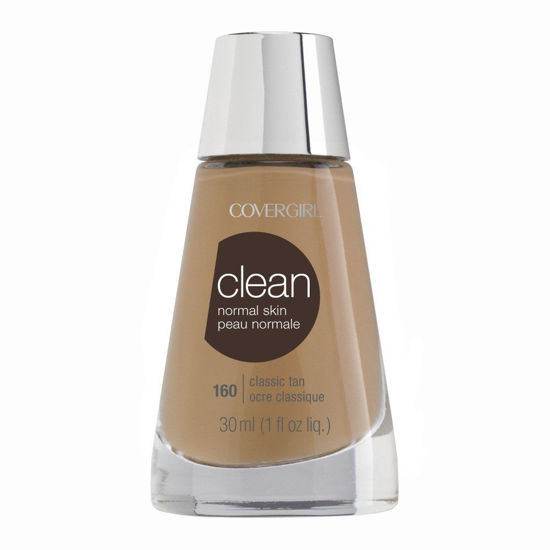 Picture of COVERGIRL Clean Liquid Makeup, Classic Tan (W) 160, 1.0-Ounce Bottles (Pack of 2)