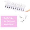 Picture of Volume Lash Extensions Premade Lash Fans 5D 6D 8D 10D 12D 14D 20D Premade Fans Eyelash Extensions Pointed Base Pre Fanned Volume Eyelash Extensions (6D-0.07D-9-16mm)