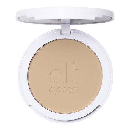 Picture of e.l.f. Camo Powder Foundation, Lightweight, Primer-Infused Buildable & Long-Lasting Medium-to-Full Coverage Foundation, Light 280 N