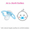 Picture of MAM Air Night & Day Baby Pacifier, for Sensitive Skin, Glows in The Dark, 3 Pack, 6-16 Months, Unisex