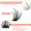 Picture of Lash Clusters DIY Eyelash Extensions Individual Lashes Extensions 8-16MM Mega Fluffy Eyelash Clusters by Ruairie