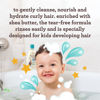 Picture of Aveeno Kids Curly Hair Shampoo, Hydrating Shampoo, Kids Curly Hair Products, Oat Extract & Shea Butter Gentle Scent, 12 fl. oz (Pack of 1)