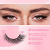 Picture of Natural Lashes Kit with Lash Glue 3D False Eyelashes Wispy 12mm Short Cat-Eye Lashes with 5ML Clear Eyelash Glue 9 Pairs Fake Eyelashes with Glue by TOOCHUNAG