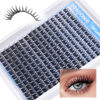 Picture of Lash Clusters Natural Cluster Eyelash Extensions 168 Pcs Wispy Lash Extensions 9-12MM C Curl Eyelash Clusters DIY Individual Lashes by Mavphnee