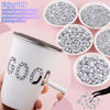 Picture of 16000Pcs Resin Rhinestones for Crafting, Clear Non Hotfix Flatback Gems, Bedazzling Crystal with 3Pcs 10ml B7000 Jewelry Glue for DIY Crafts Clothing Tumblers Shoes Fabric Nail Art