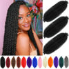 Picture of Afro Twist Hair 24 Inch 3 Packs, Springy Afro Twist Hair Pre Fluffed Spring Twist Hair Pre Stretched Wrapping Hair for Soft Locs Hair Extensions (24 Inch (Pack of 3), 1B#)