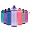 Picture of Pogo 18oz Plastic Water Bottle with Chug Lid and Carry Handle, Reusable, BPA Free, Dishwasher Safe, Perfect for Travel, School, Outdoors, and Gym, Lilac