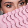 Picture of Bottom Lashes Bottom Eyelashes False Lower Lashes Fake Bottom Eyelashes 7 Pairs Bottom-9