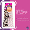 Picture of Goody Low Profile Headwraps for Fine Hair - 2 Count, Cheetah & Stripe - Comfortable and Stylish Fabric Won't Pull, Snag or Damage Your Hair - Pain-Free Hair Accessories for Women, Men, Boys, and Girls