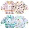 Picture of Accmor 4 Pack Long Sleeve Baby Bibs, Waterproof Sleeved Bib, Toddler Soft Bib for 6-24 Months