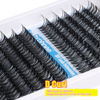 Picture of Lash Clusters 240 Pcs Individuals Eyelash Extensions 16-20MM Dramatic Long Fluffy D Curl Lash Extensions Pack by Mavphnee (40D+50D)