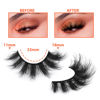 Picture of Fluffy Lashes 8D False Eyelashes 20mm Faux Mink Lashes Natural Fake Lashes Thick Volume Eyelashes 7 Pairs Cat Eye Lashes Multipack by TOOCHUNAG