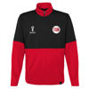 Picture of Outerstuff Mens FIFA World Cup Country 1/4 Zip Top, Black-Red, Large