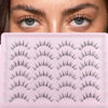 Picture of Manga Lashes Wispy Anime Cosplay False Eyelashes Natural Look Clear Band Soft Fake Eyelashes Pack