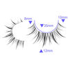 Picture of Manga Lashes Wispy Anime Cosplay False Eyelashes Natural Look Clear Band Soft Fake Eyelashes Pack